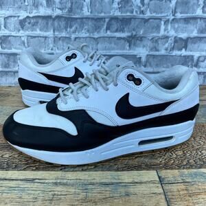 Nike Air Max 1 SE White Black Gum Running Shoes CQ9965-100 Mens Size 8.5 Rare